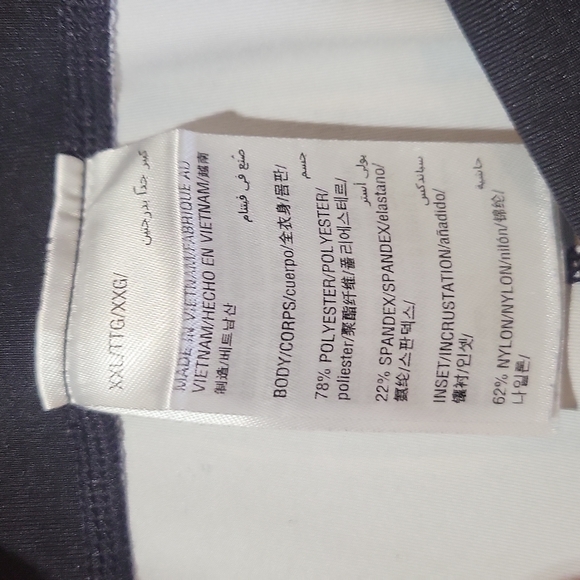 IDEOLOGY Purple Black Space Dye Cropped Leggings - Picture 4 of 14